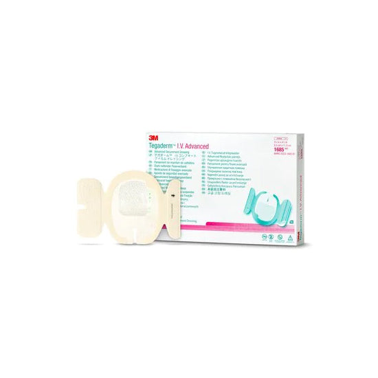 3M | Tegaderm I.V. Advanced Securement Dressing, 3-1/2" x 4-1/2" (1685)   MedicalSuppliesFast.com
