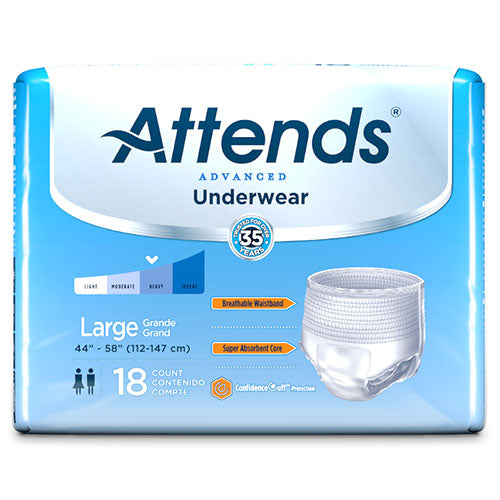 Attends Advanced Underwear, Large (APP0730)