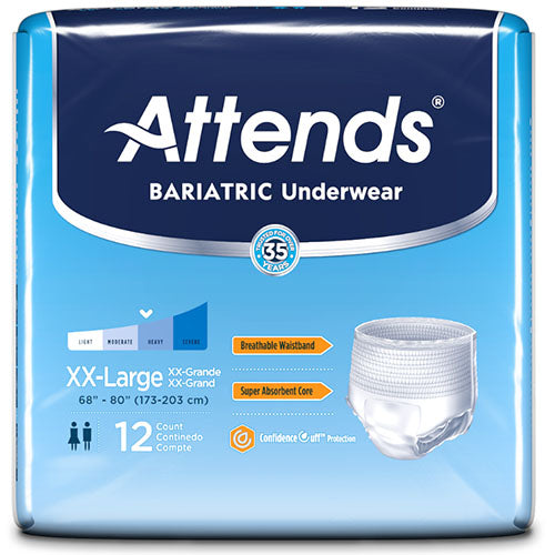 Attends Bariatric Protective Underwear, XXL (AU50)