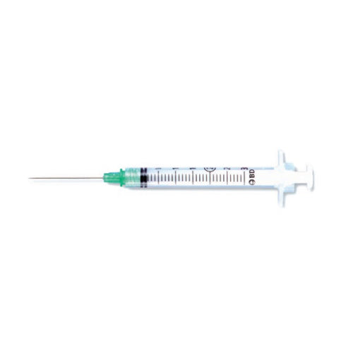 Becton Dickinson BD Integra 3-mL syringe w/Detachable needle 25G x 5/8 in (305269)