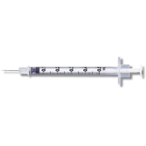 Becton Dickinson Tuberculin 27G x 1/2 in, 1/2-mL Syringe (305620)
