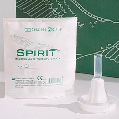 Bard Spirit Style 1 Hydrocolloid Sheath Male External Catheter, Large 36mm (35104)