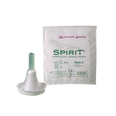 Bard Spirit Style 3 Hydrocolloid Sheath Male External Catheter, Small 25mm (39301)