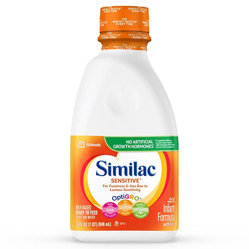Abbott Nutrition Similac Sensitive Infant Formula Ready-to-Feed, 1 Qt Bottle (5753378)