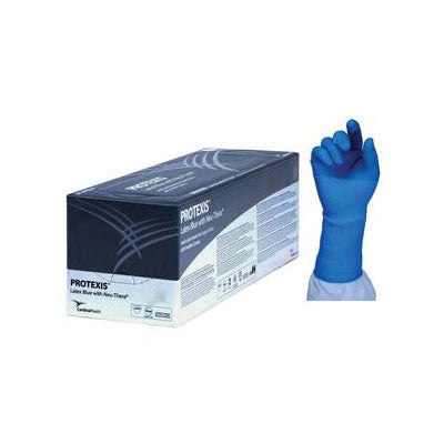 Cardinal Health Protexis Latex Blue with Neu-Thera Surgical Gloves, Powder-Free, Size 9 (552D72LU90)