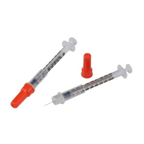 Cardinal Health Monoject 3/10 mL Insulin Safety Syringe with Needle, 30 G x 5/16" (8881511344)