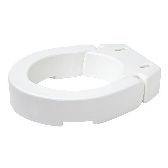 Carex White Toilet Seat Riser in the Bathroom Safety Accessories department  at