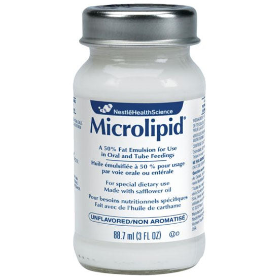 Nestle Healthcare Microlipid Supplement, Unflavored, 3oz Bottle (870200)