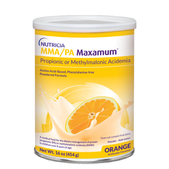 Nutricia MMA/PA Maxamum, Orange Flavor, 454g Can (175781)