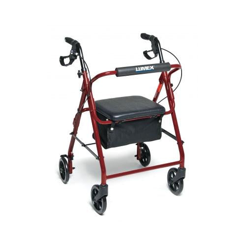 Lumex Walkabout Basic Four-Wheel Rollator RJ4900R Model Walker Parts ...