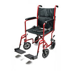 Everest and Jennings Aluminum Transport Chair EJ781-1, Red
