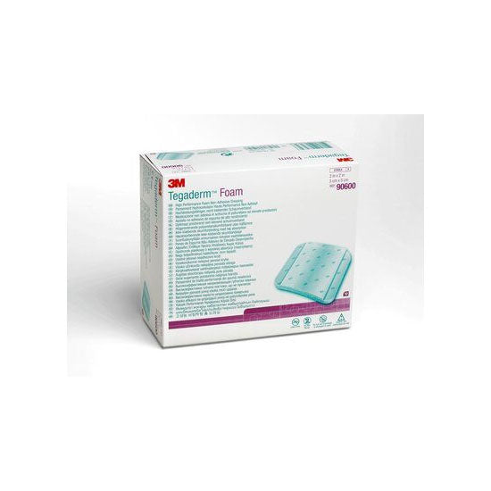 3M Tegaderm High Performance Foam Non-Adhesive Dressing, 2 x 2" (90600)