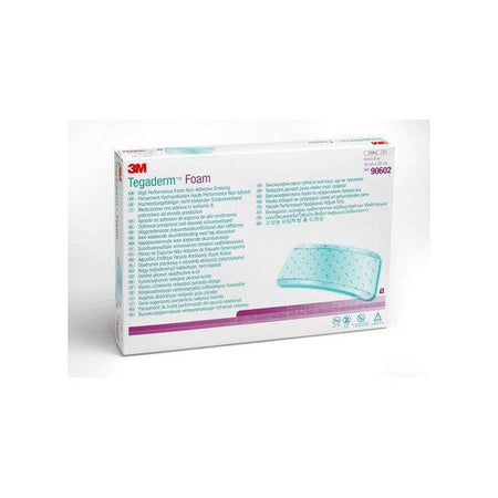 3M Tegaderm High Performance Foam Non-Adhesive Dressing, 4 x 8" (90602)