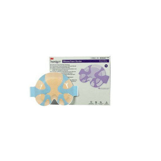 3M Tegaderm Silicone Foam Border Dressing, Small Sacral (90647)