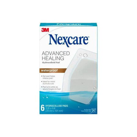 3M Nexcare Advanced Healing Hydrocolloid Pads, 2.97" x 3.94" (AHD-06)