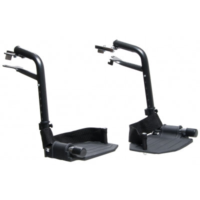 Replacement Footrest with Aluminum Footplate, for Everest & Jennings Traveler HD , Wheelchair Parts (90763430)