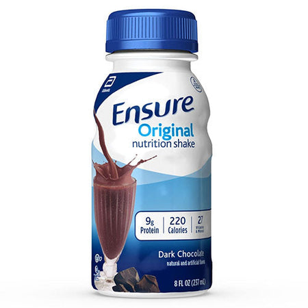 Abbott Nutrition Ensure Original Nutrition Shake, Dark Chocolate (53806)