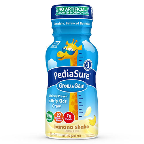 Abbott Nutrition Pediasure Grow and Gain Shake, Banana (58052)