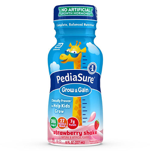 Abbott Nutrition Pediasure Grow and Gain Shake, Strawberry (58055)