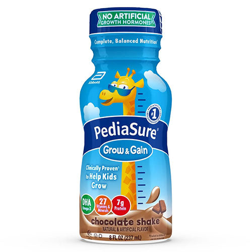 Abbott Nutrition Pediasure Grow and Gain Shake, Chocolate (58058)