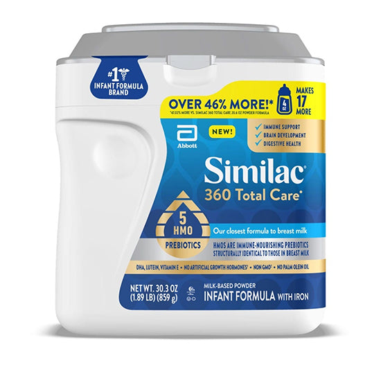 Abbott Nutrition Similac 360 Total Care Powder, 30.8 oz. (68654)