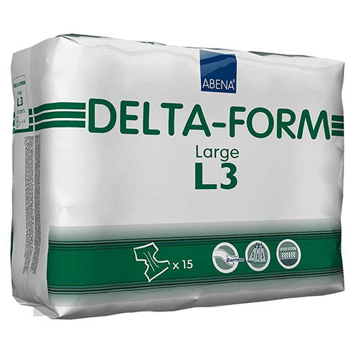 Abena Delta-Form Adult Brief, Large L3 (308873)