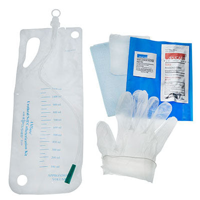 Amsino Urethral Self Catheterization Kit with R-Polished Eyes, 14Fr (AS85014)