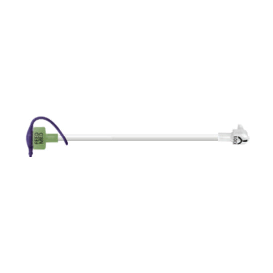 Applied Medical Mini Classic 12" Right Angle Single ENFit Extension Set w/Press Cap (6-1221-ISOSAF)