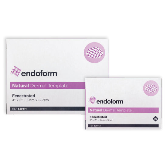 Aroa Biosurgery Endoform Natural Dermal Template, Fenestrated, 2" x 2" (529312)
