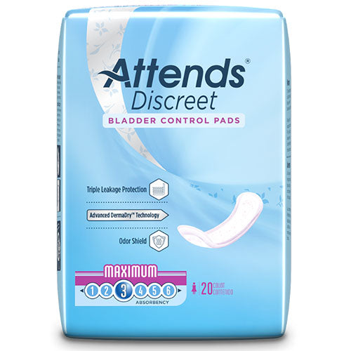 Attends Discreet Women's Maximum Pads (ADPMAX)