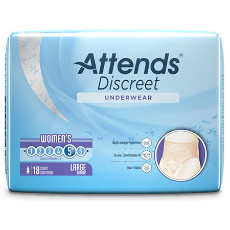 Attends Discreet Women's Underwear, Large (ADUF30)