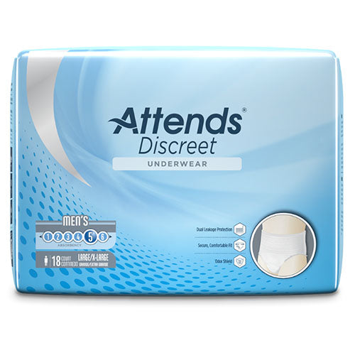 Attends Discreet Men's Underwear, L/XL (ADUM35)