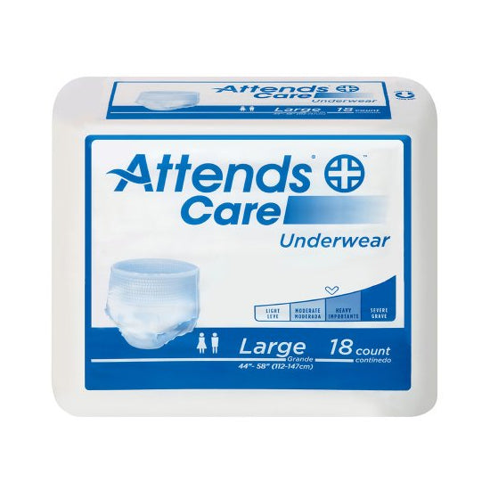 Attends Unisex Regular Adult Absorbent Underwear, Large (APV30)