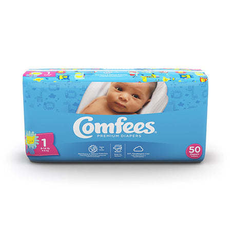 Comfees Premium Baby Diapers, Size 1 (CMF-1) (CMF-1)
