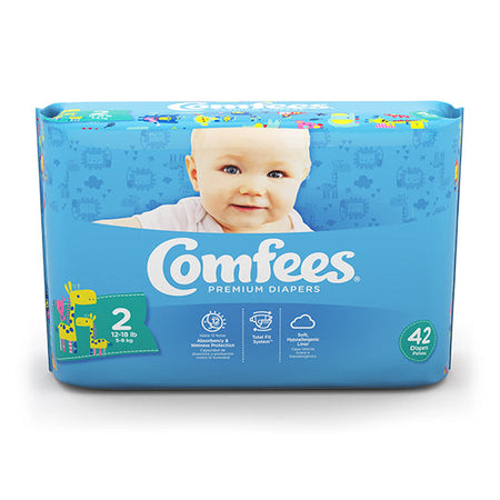 Comfees Premium Baby Diapers, Size 2 (CMF-2) (CMF-2)