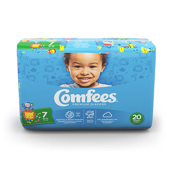 Comfees Premium Baby Diapers, Size 7 (CMF-7) (CMF-7)