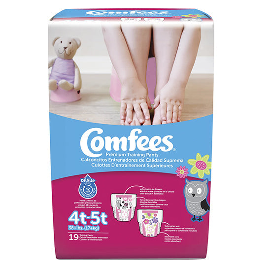 Comfees Girls Training Pants, Size 4T-5T (CMFG4) (CMF-G4), 114/EA