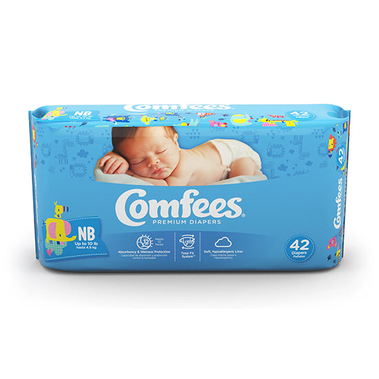 Comfees Premium Baby Diapers, Size New Born (CMFN) (CMF-N)