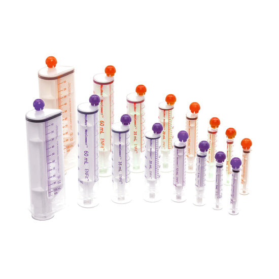 Avanos Medical 3mL Oral Syringe, Purple, Non-ENFit, Sterile (PNM-S3EO)