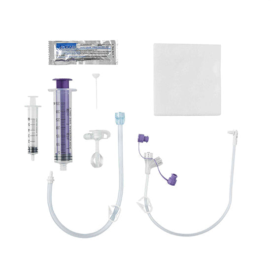 Avanos Medical MIC-Key Gastrostomy Feeding Tube, Extension Set with EnFit Connector, 16FR, 4cm (8140-16-4.0)