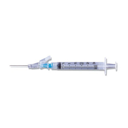 Becton Dickinson BD SafetyGlide 3 mL syringe with 25 G x 5/8 in needle (305904)