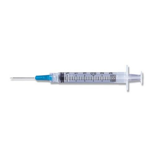 Becton Dickinson BD Luer-Lok tip 21G x 1 in, 3-mL Syringe (309575)