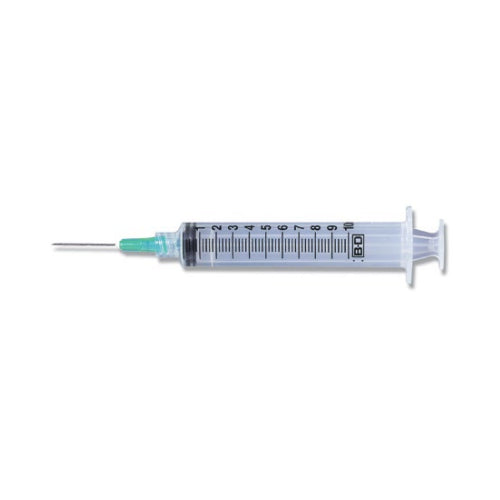 Becton Dickinson BD Luer-Lok tip 21G x 1 in, 10-mL Syringe (309642)