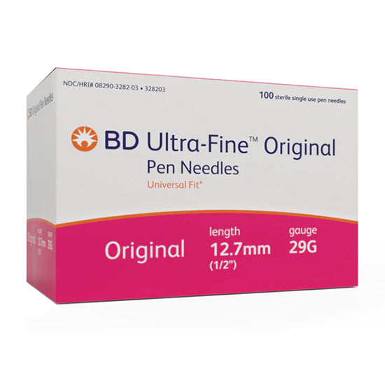 Becton Dickinson Ultra-Fine Original Pen Needle, 29G x 12.7mm (328203)