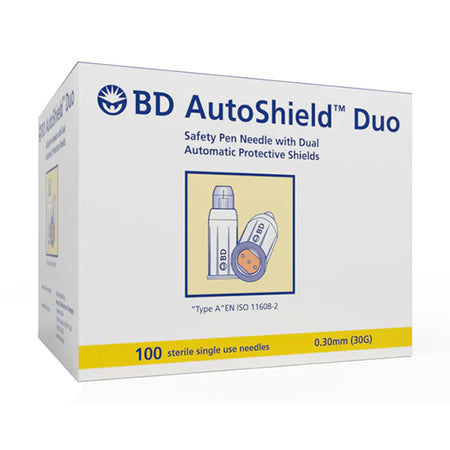 Becton Dickinson AutoShield Duo Pen Needle, 30G x 5mm (329515)