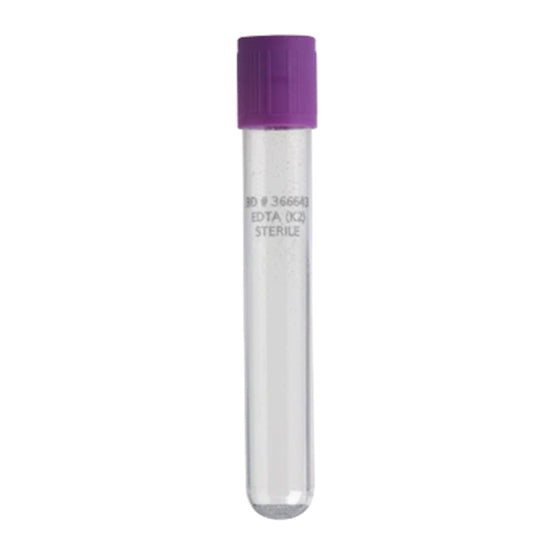 Becton Dickinson BD Vacutainer EDTA Tube, Lavendar, 10mL (366643)