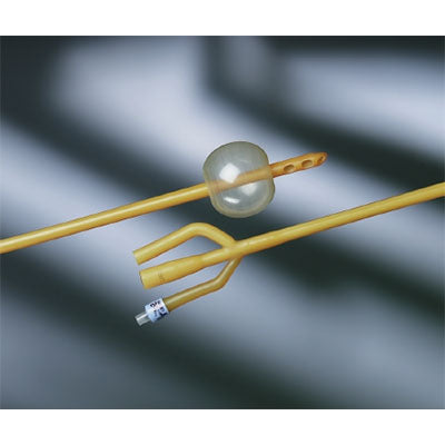 Bard LUBRICATH 3-Way Latex Foley Catheter, 22Fr, 30cc (0167L22)