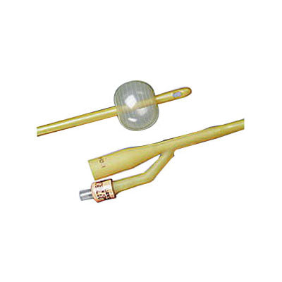Bard BARDEX 2-Way Silicone-Elastomer Coated Foley Catheter, 14Fr, 30cc (0166V14S)