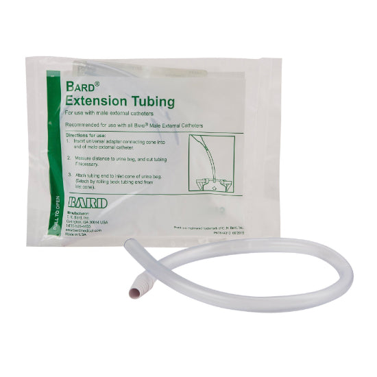 Bard Leg Bag Extension Tubing 18", Non-Sterile, (150615)