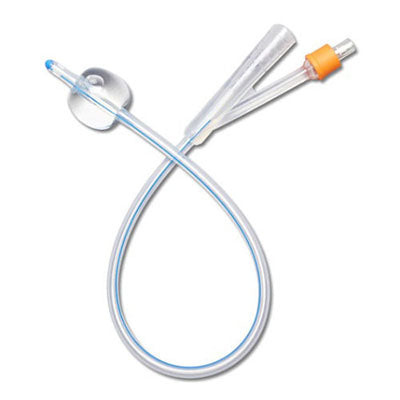 Bard LUBRI-SIL 2-Way All Silicone Hydrogel Coated Foley Catheter, 24Fr, 5cc (175824)